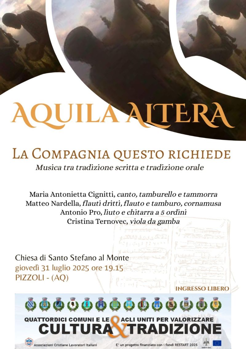 Aquila Altera: La Compagnia Questo Richiede - Pizzoli (AQ) - Acli L'Aquila (AQ)