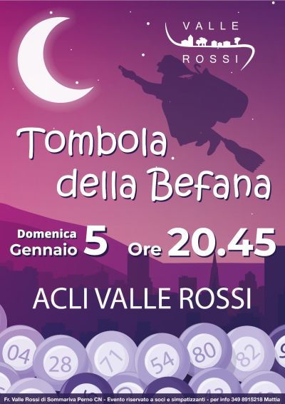 Tombola della Befana - Circolo Acli Valle Rossi (CN)