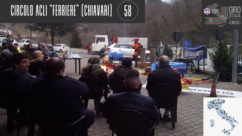 CIRCOLO ACLI FERRIERE (CHIAVARI). NELLE AREE INTERNE SI SPERIMENTA: CON IL CIRCOLO ACLI DI LUMARZO CHE DIVENTA “COSTOLA” DEL CIRCOLO DI FERRIERE L’AGGREGAZIONE RADDOPPIA