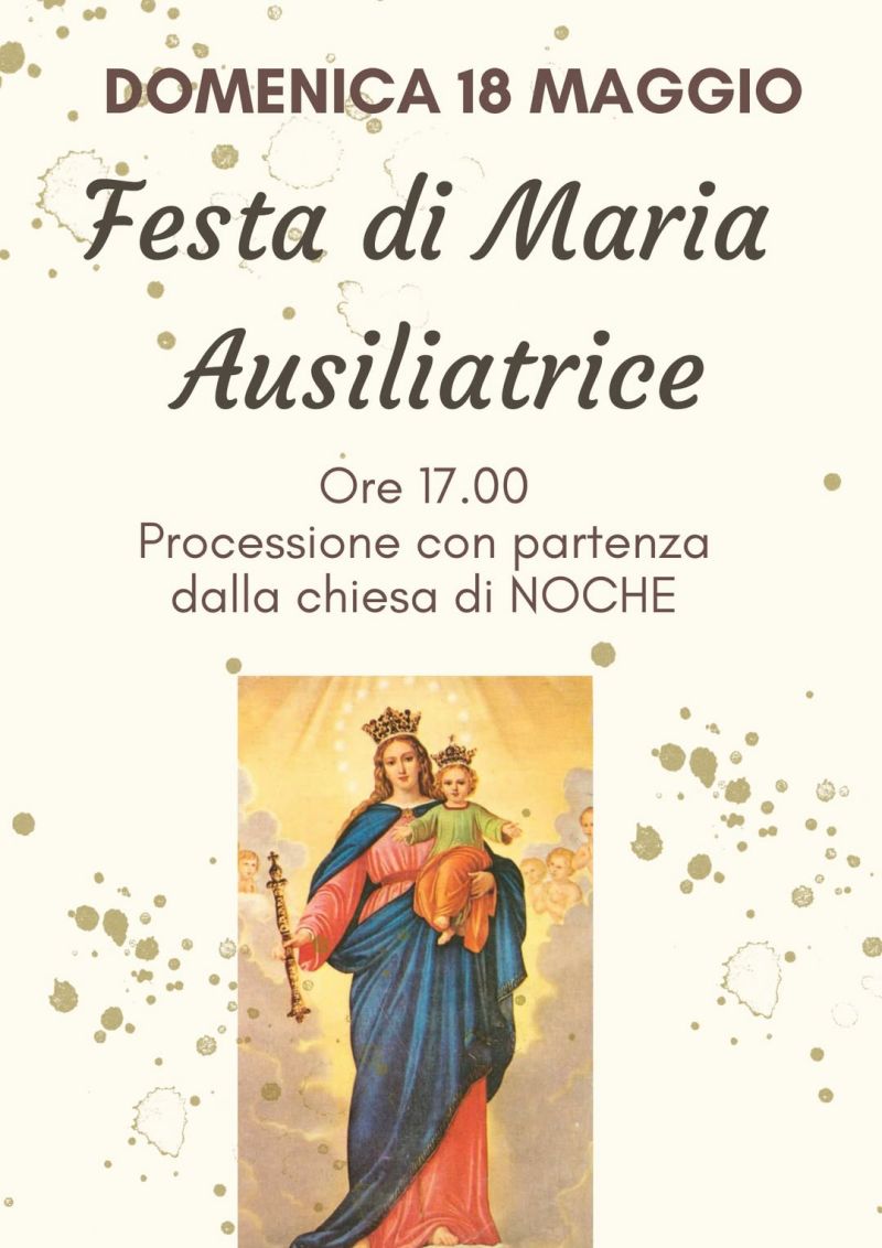 Festa di Maria Ausiliatrice - Vinchio (AT) - Circolo Acli Noche (AT)
