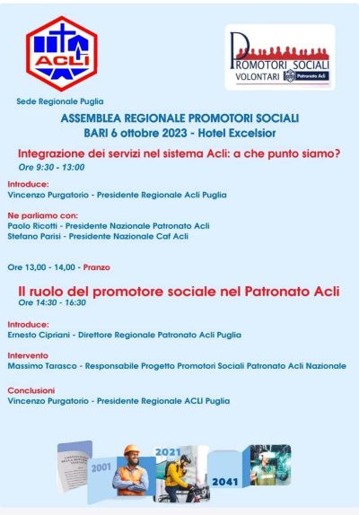 Assemblea Regionale Promotori Sociali - Acli Puglia