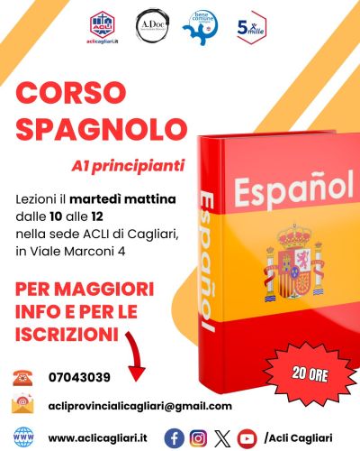 Corso Spagnolo: A1 principianti - Acli Cagliari (CA)