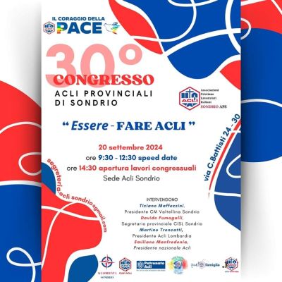 30° Congresso Provinciale - Acli Sondrio (SO)