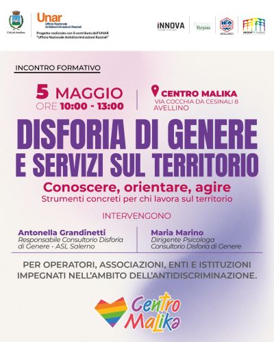DISFORIA DI GENERE E SERVIZI SUL TERRITORIO - AVELLINO