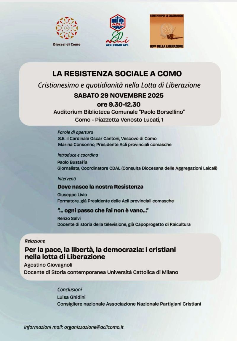 La resistenza sociale a Como - Como - Acli Como (CO)