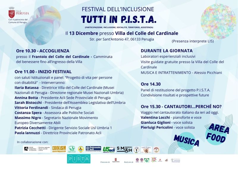 Tutti in P.I.S.T.A. - Perugia - Acli Perugia (PG)