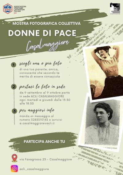 Donne di Pace - Casalmaggiore (CR) - Circolo Acli Casalmaggiore (CR)