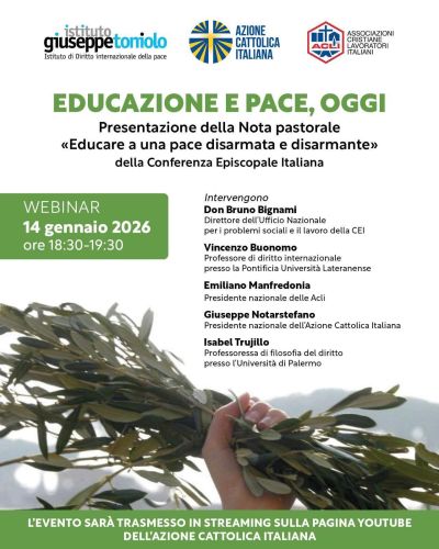 EDUCAZIONE E PACE, OGGI - WEBINAR