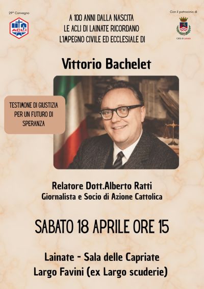 VITTORIO BACHELET - LAINATE