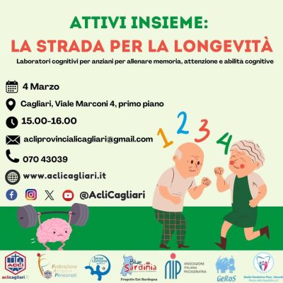 Attivi Insieme: La strada per la longevità - Acli Cagliari (CA)