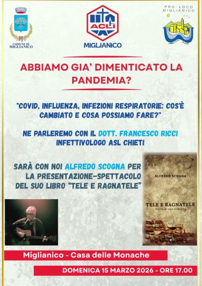 ABBIAMO GIA' DIMENTICATO LA PANDEMIA? - MIGLIANICO (CH)