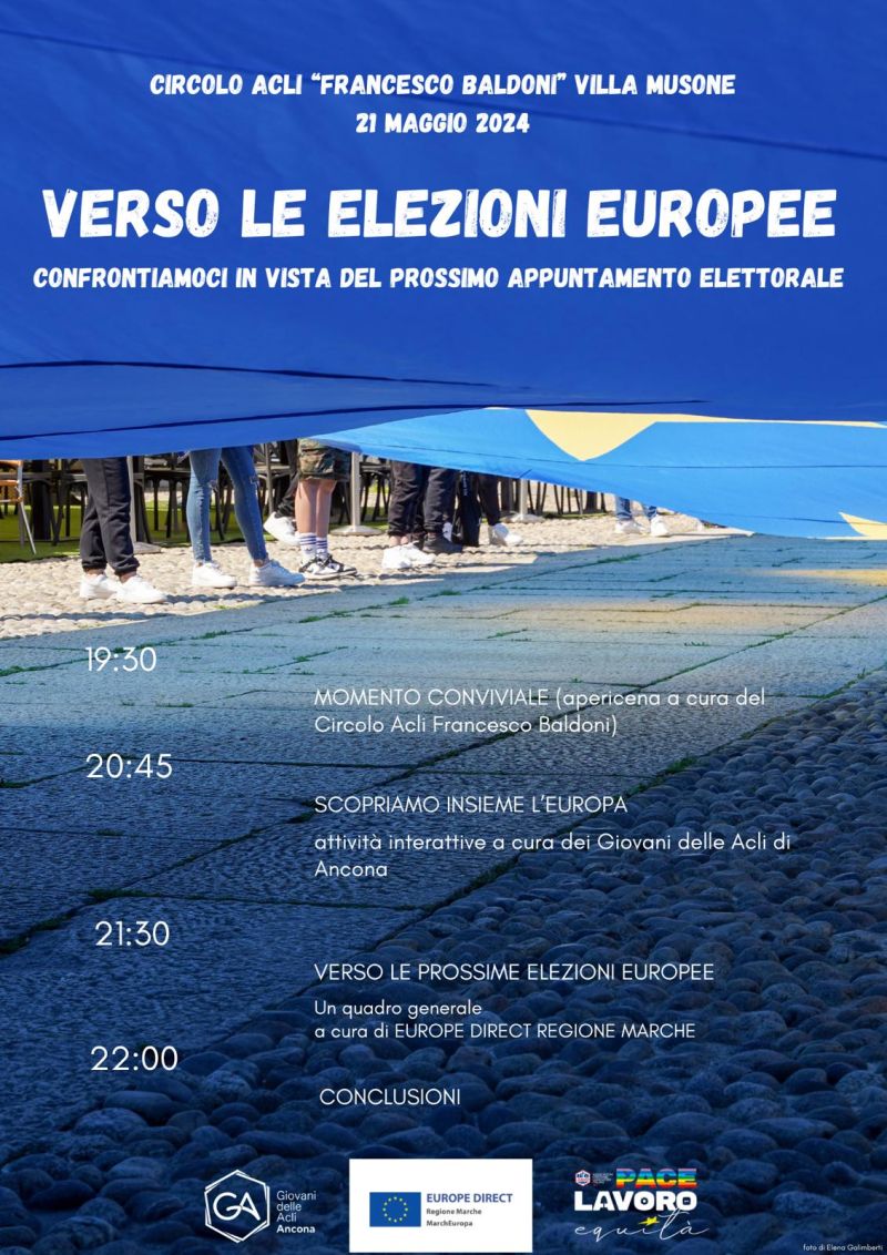 Verso le Elezioni Europee - Circolo Acli &quot;Francesco Baldoni&quot; Villa Musone e GA Ancona (AN)