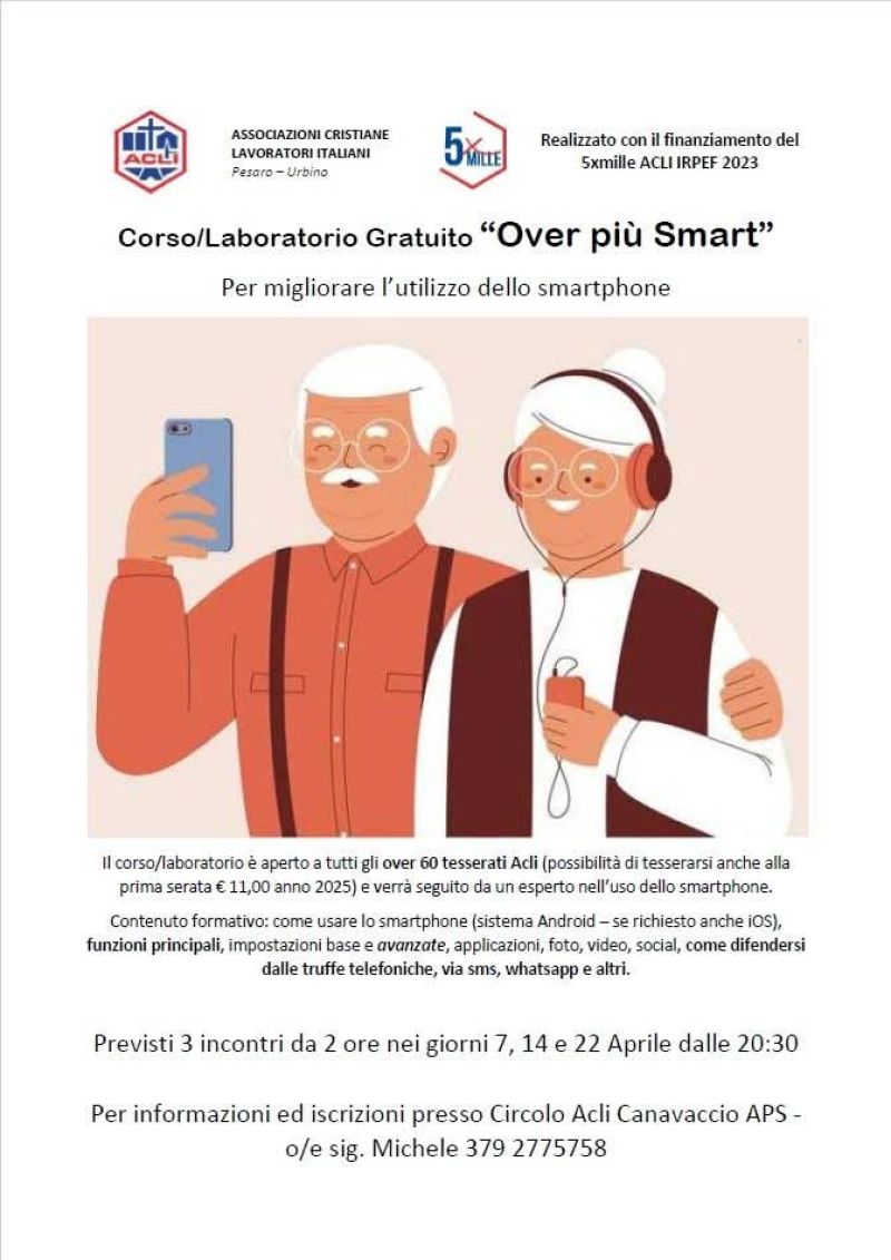Over più smart - Acli Pesaro Urbino (PU)