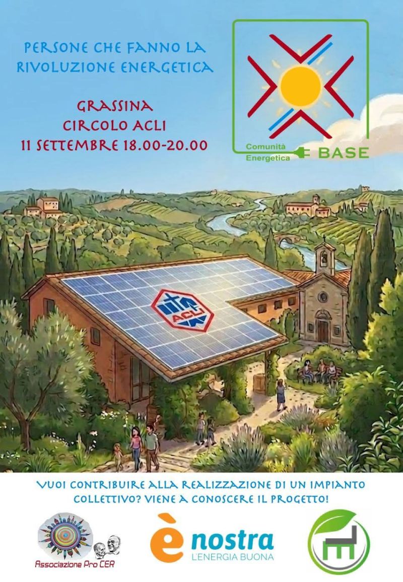 PERSONE CHE FANNO LA RIVOLUZIONE ENERGETICA - CIRCOLO ACLI GRASSINA (FI)
