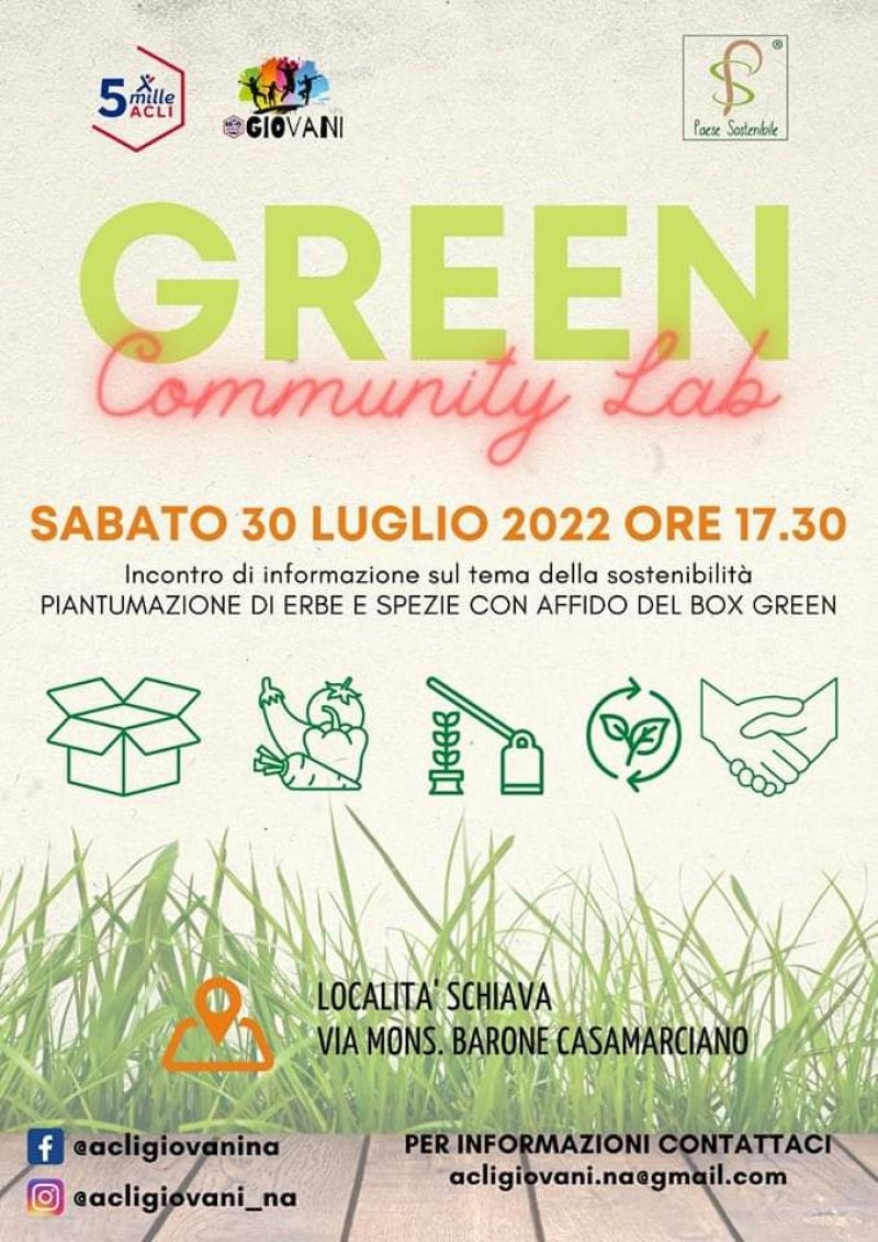 Green Community Lab - ACLI Giovani Napoli APS (NA)