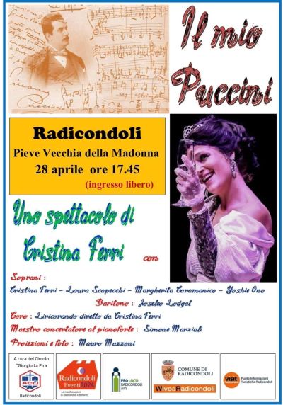 Il mio Puccini: Uno spettacolo di Cristina Ferri - Circolo Acli Radicondoli (SI)