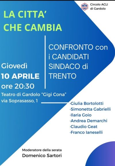 La città che cambia - Circolo Acli Gardolo (TN)