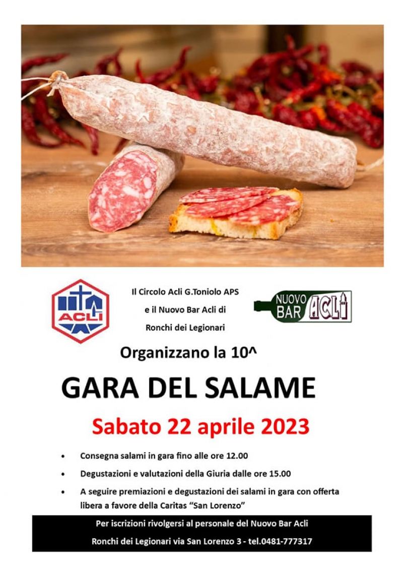 Gara del salame - Circolo Acli G. Toniolo e Nuovo Bar Acli (GO)