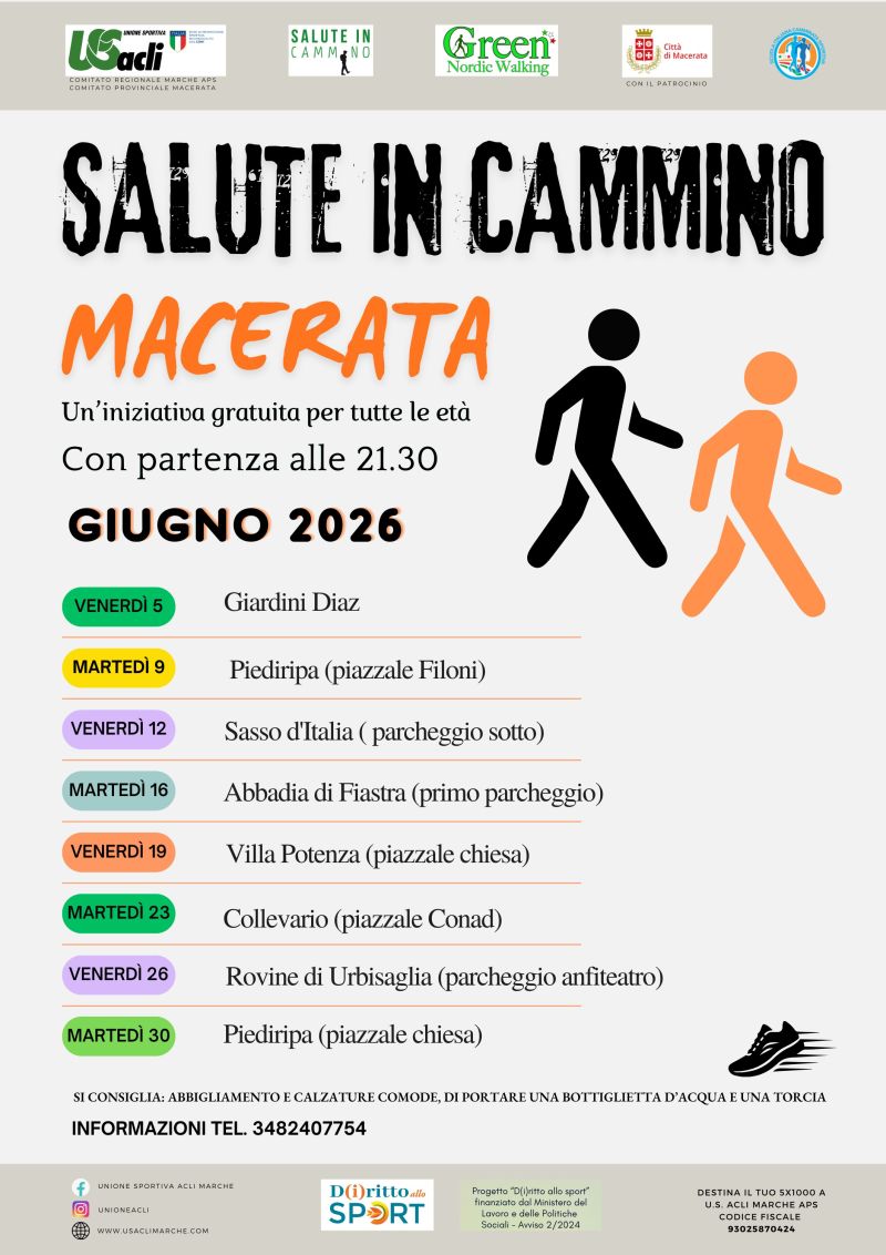 SALUTE IN CAMMINO - MACERATA (MC) - US ACLI MARCHE