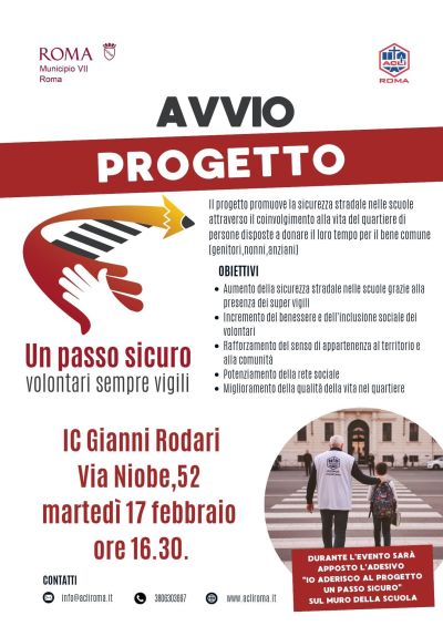 UN PASSO SICURO - VOLONTARI SEMPRE VIGILI - ROMA