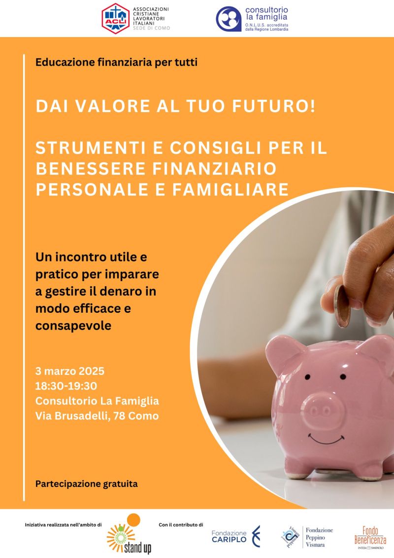 Dai valore al tuo futuro - Acli Como (CO)