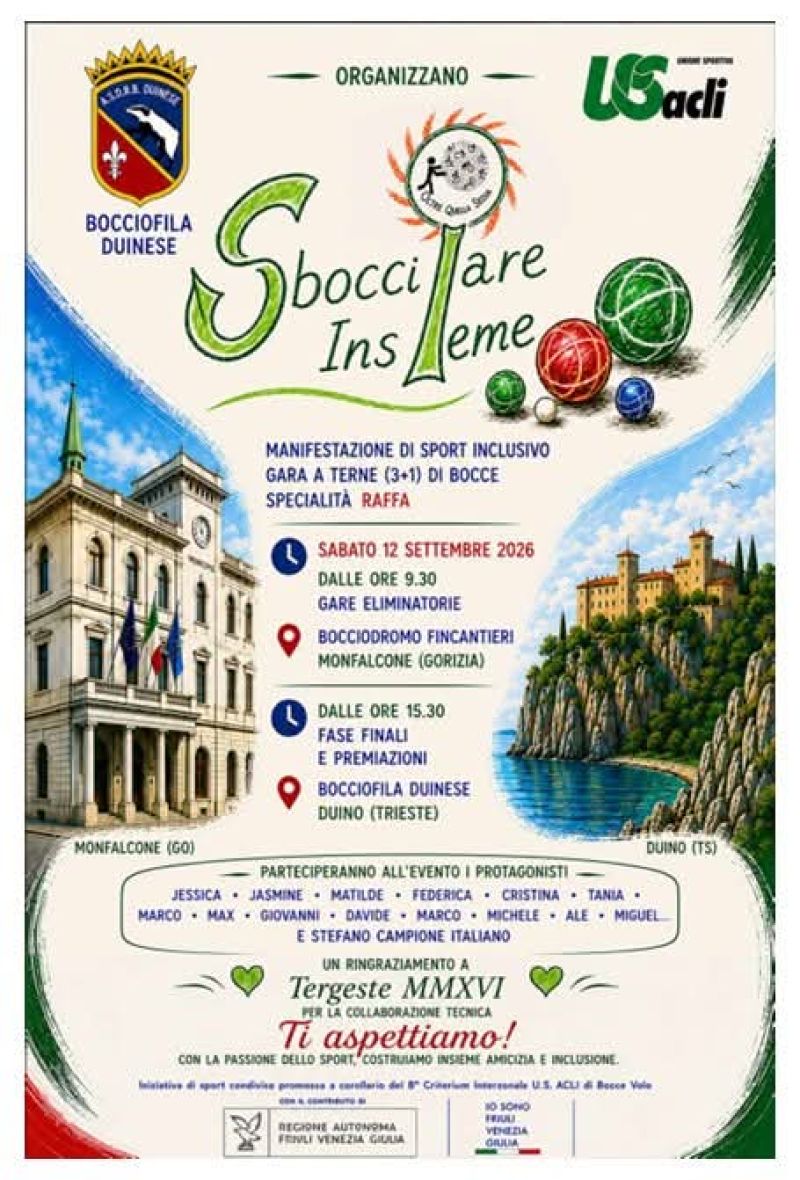 SBOCCIARE INSIEME - MONFALCONE (GO) - DUINO (TS) - US ACLI TRIESTE