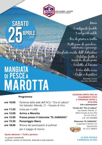 25 APRILE A MAROTTA - FOSSATO DI VICO (PG)