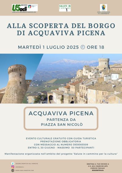 Alla scoperta del Borgo di Acquaviva Picena - Acquaviva Picena (AP) - US Acli Marche