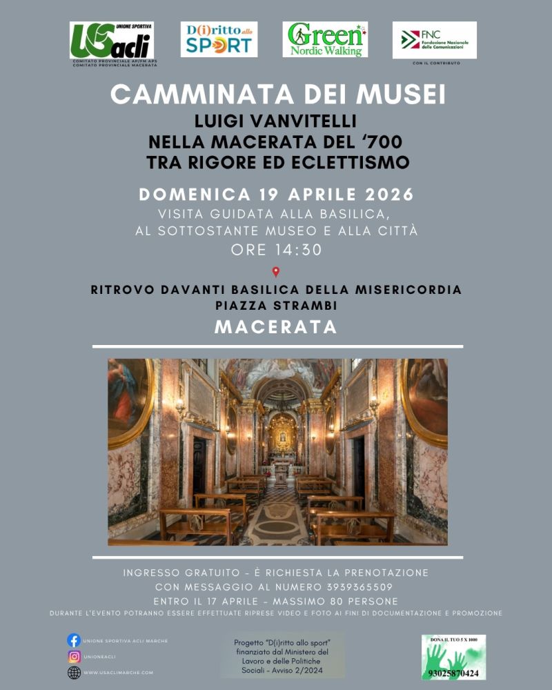 CAMMINATA DEI MUSEI - MACERATA