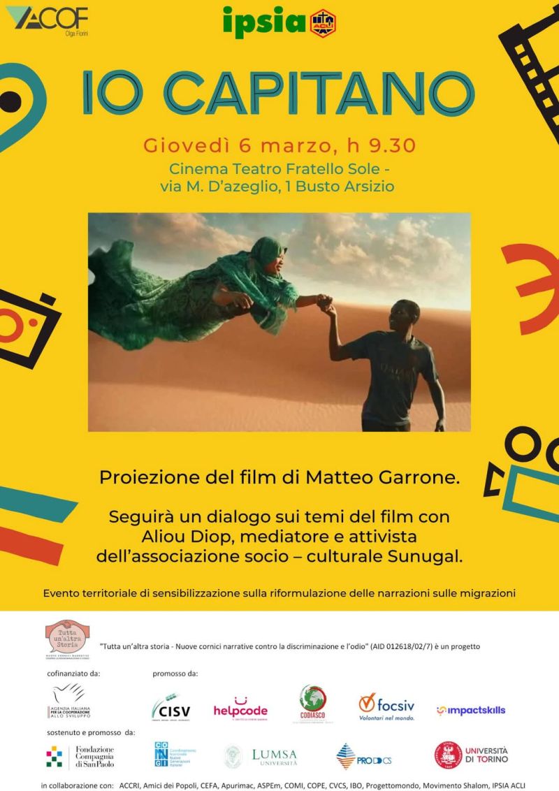 Proiezione film "Io capitano" - Ipsia Acli