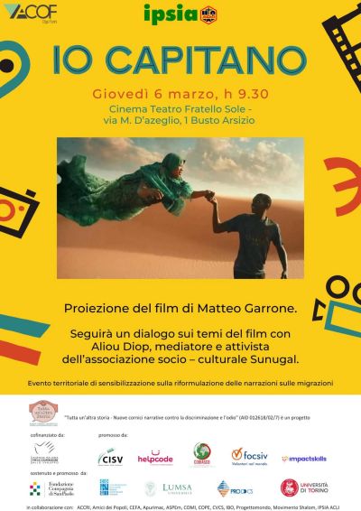 Proiezione film "Io capitano" - Ipsia Acli
