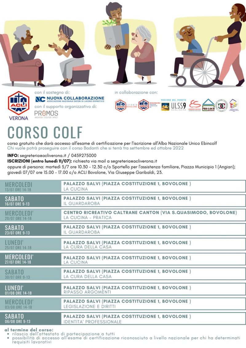 Corso Colf - Acli Verona (VR)