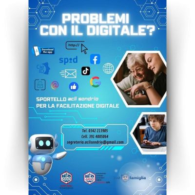 Problemi con il Digitale? Sporte per la Facilitazione Digitale - Acli Sondrio (SO)