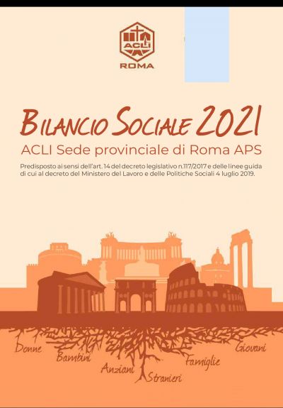 Bilancio sociale 2021 - Acli Roma