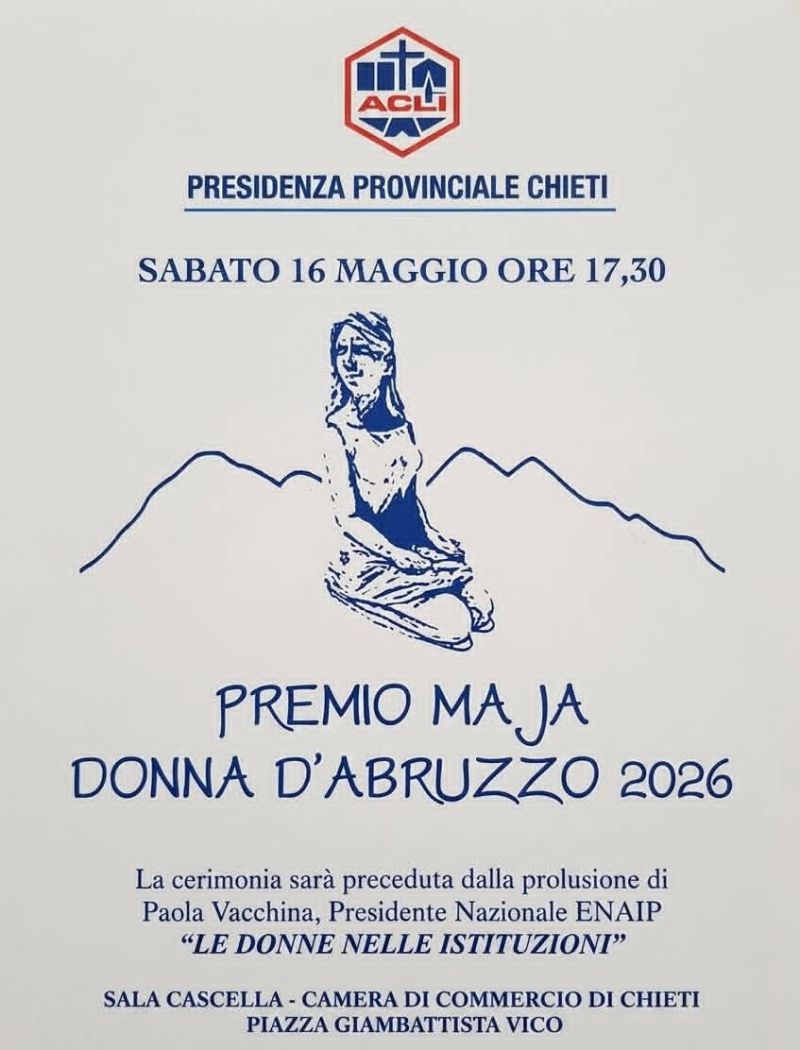 PREMIO MA JA DONNA D'ABRUZZO 2026 - CHIETI