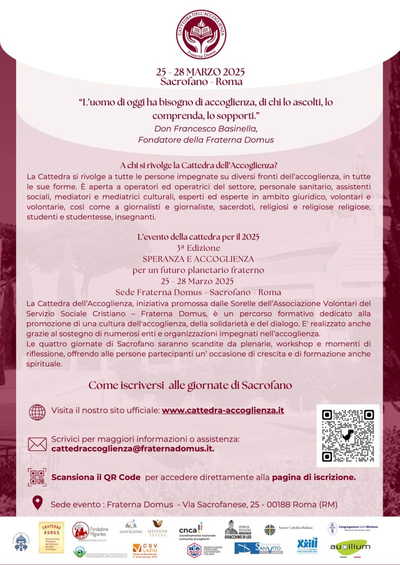 Speranza e Accoglienza per un futuro planetario fraterno - Acli Salerno (SA)