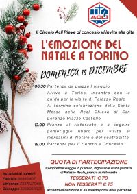 L&#039;emozione del Natale a Torino - Circolo Acli Pieve (BS)