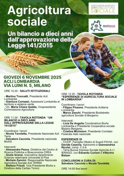 Agricoltura sociale - Milano - Acli Lombardia