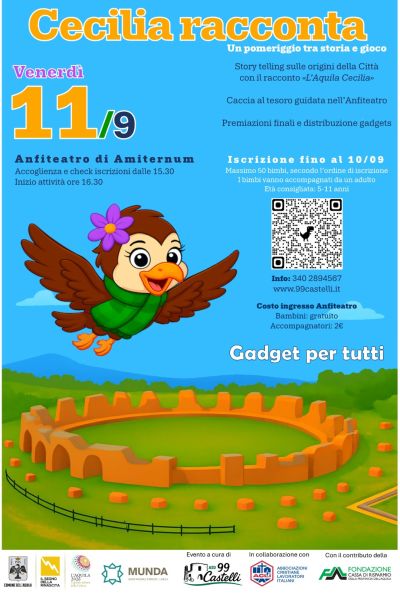 CECILIA RACCONTA - UN POMERIGGIO TRA STORIA E GIOCO - L'AQUILA