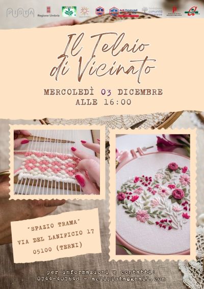 Il Telaio di Vicinato - Terni - Acli Perugia (PG) e Acli Terni (TN)