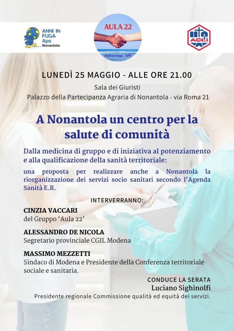 A NONANTOLA UN CENTRO PER LA SALUTE DI COMUNITA' (MO)