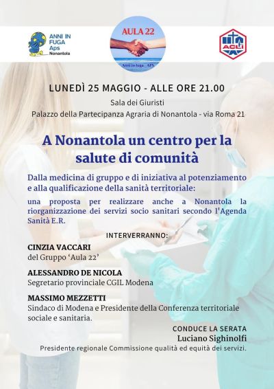 A NONANTOLA UN CENTRO PER LA SALUTE DI COMUNITA' (MO)