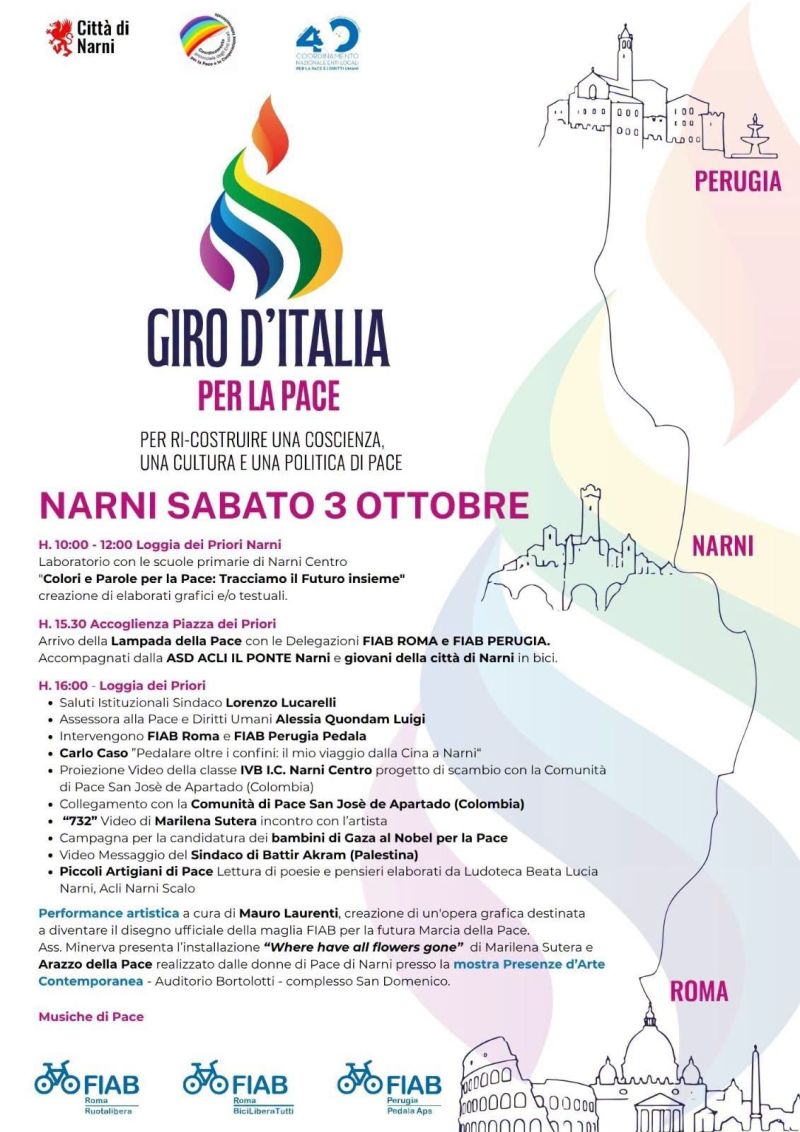 GIRO D'ITALIA PER LA PACE - NARNI (TR) - ASD ACLI IL PONTE NARNI