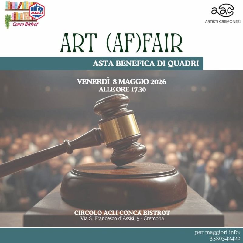 ART (AF)FAIR - ASTA BENEFICA DI QUADRI - CREMONA