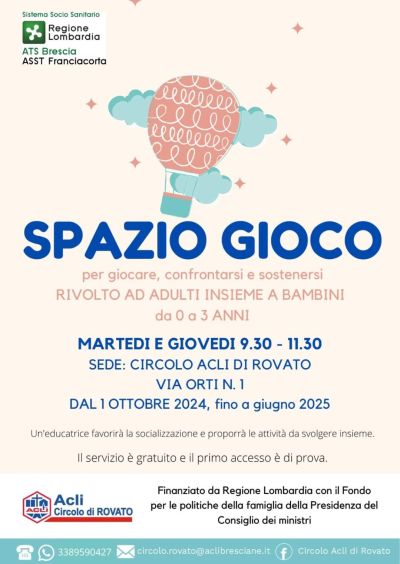 Spazio gioco - Circolo Acli Rovato (BS)