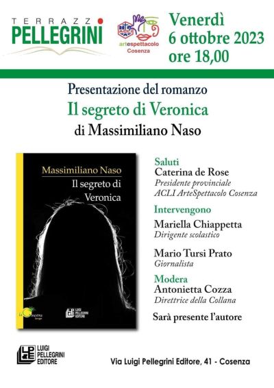 Presentazione del romanzo &quot;Il segreto di Veronica&quot; - Acli Arte e Spettacolo Cosenza (CS)