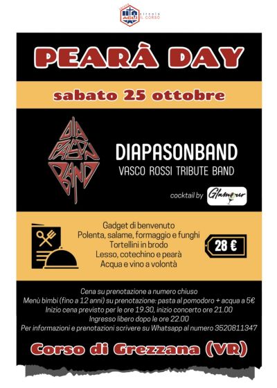 Pearà Day - Corso di Grezzana (VR) - Circolo Acli Il Corso (VR)