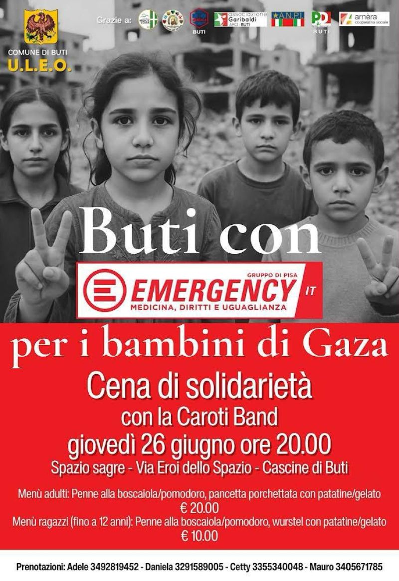 Cena di solidarietà - Buti (PI) - Circolo Acli Buti (PI)