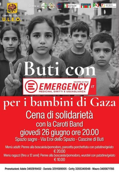 Cena di solidarietà - Buti (PI) - Circolo Acli Buti (PI)