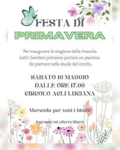 Festa di Primavera - Circolo Acli Luciana (PI)